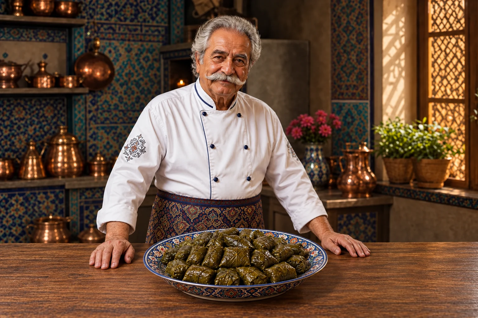 دلمهٔ برگ مو — نمای نهایی