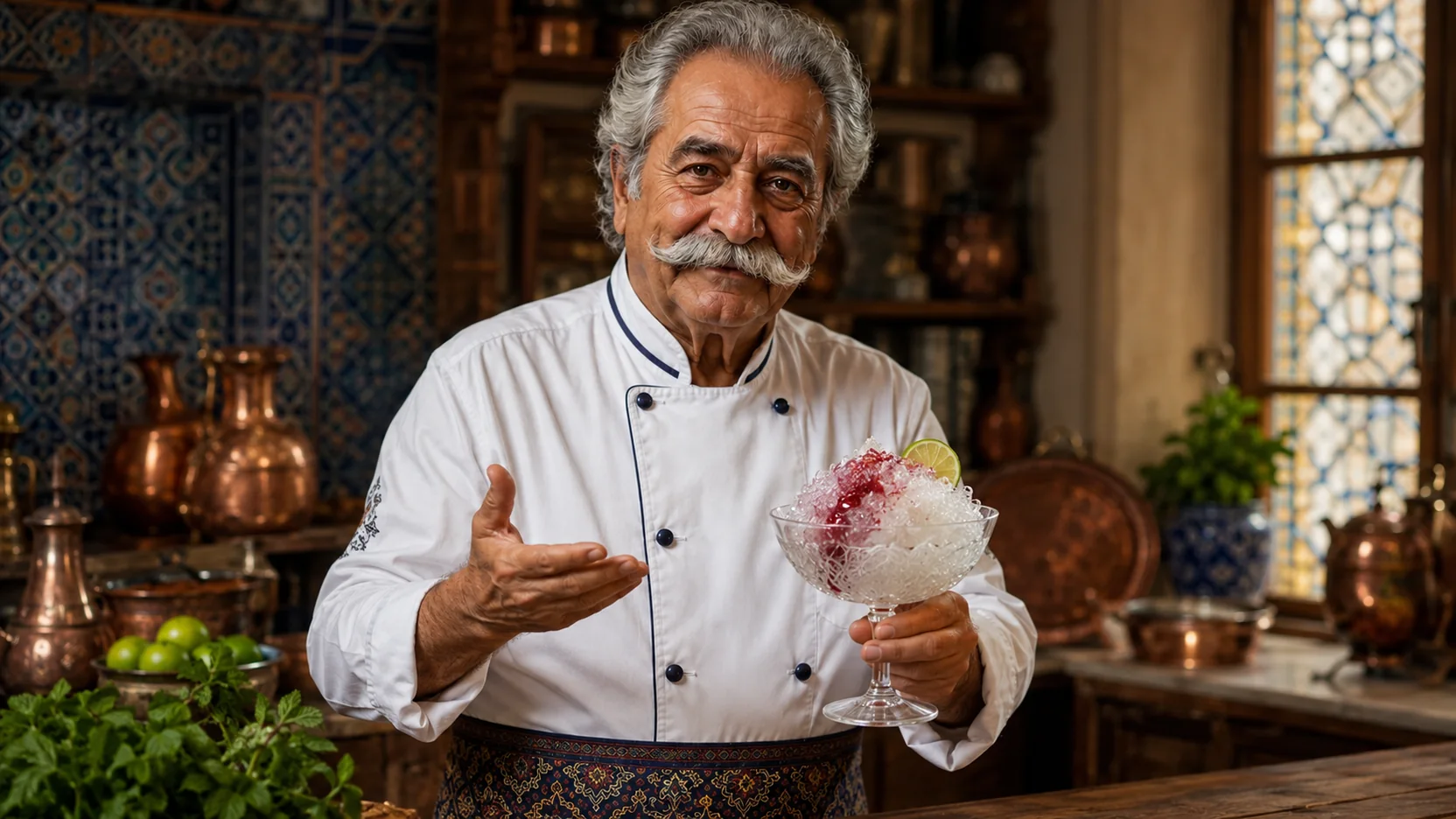 Faloodeh Shirazi — finished dish