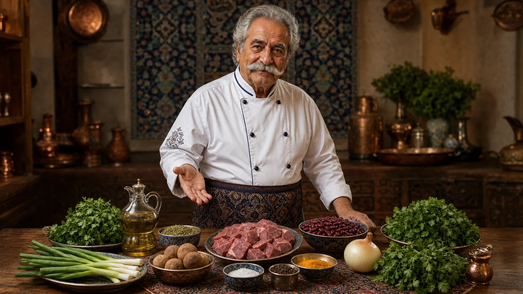 Ghormeh Sabzi — ingredient table