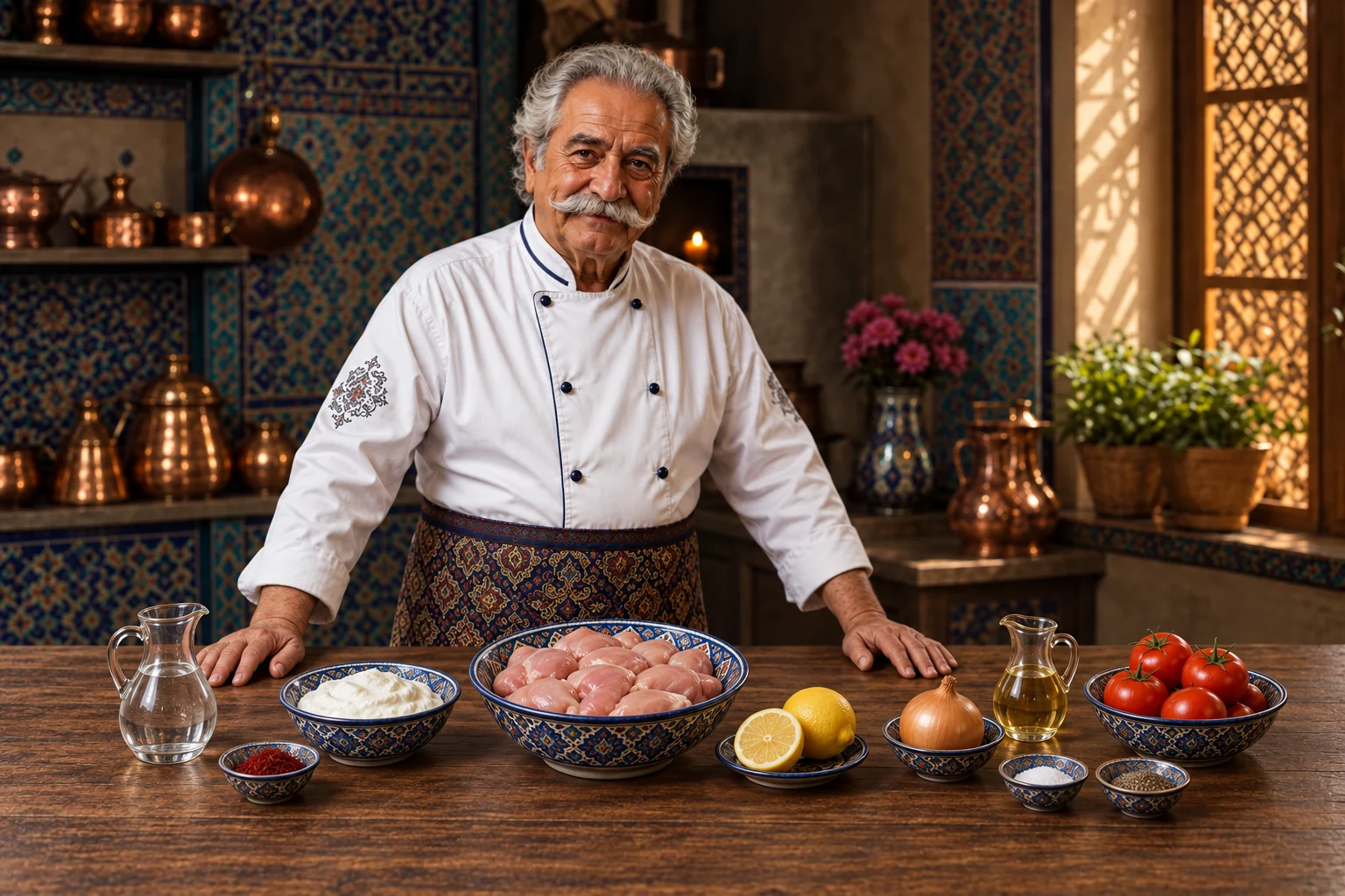 Joojeh Kabab — ingredient table