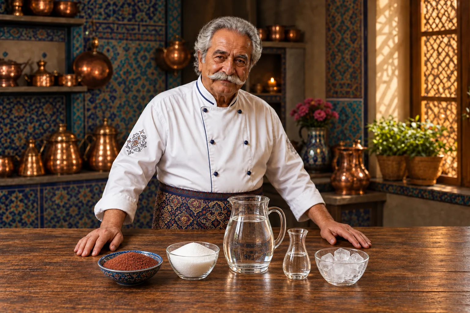 Khakshir Sharbat — ingredient table