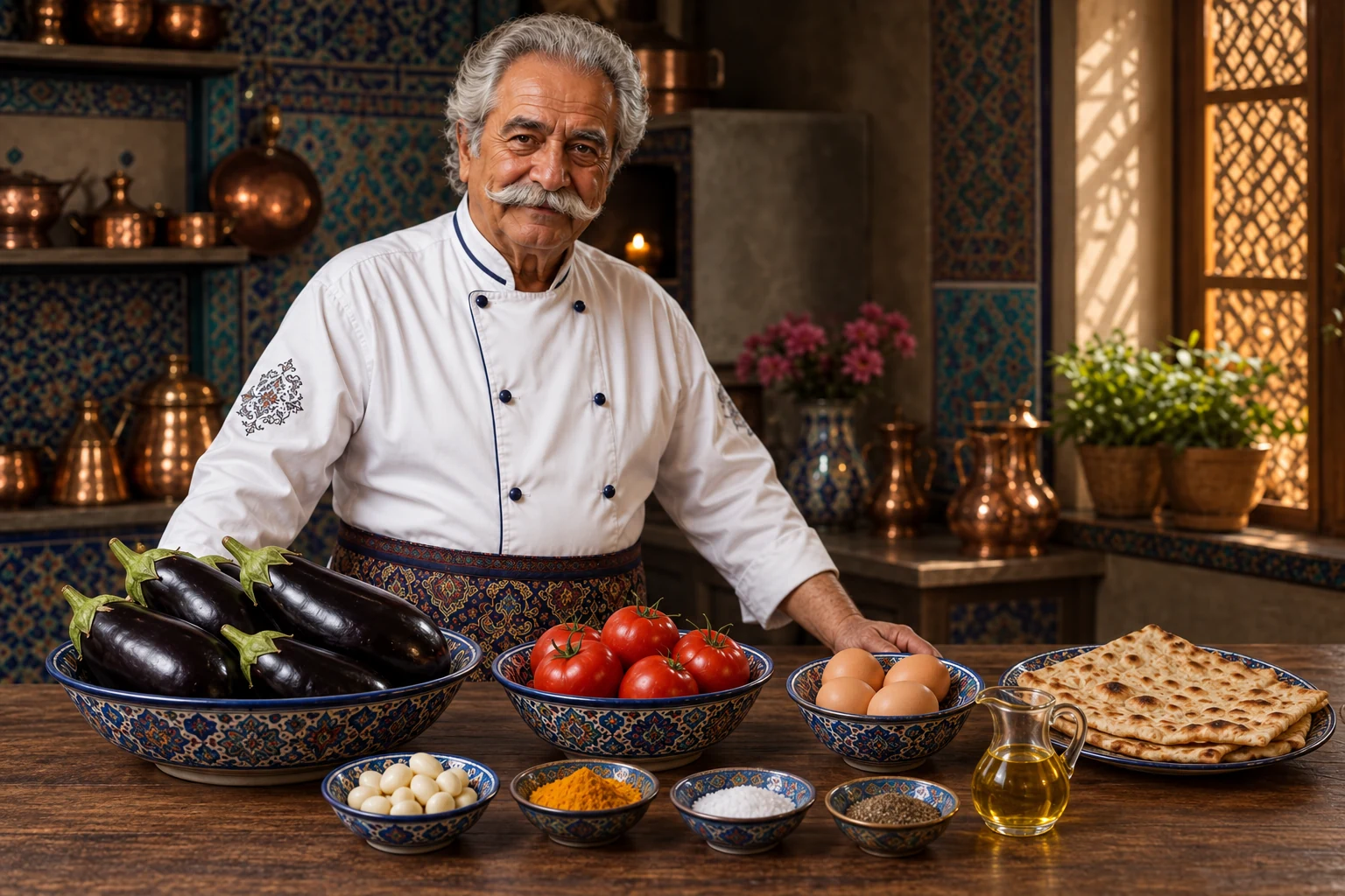 Mirza Ghasemi — ingredient table