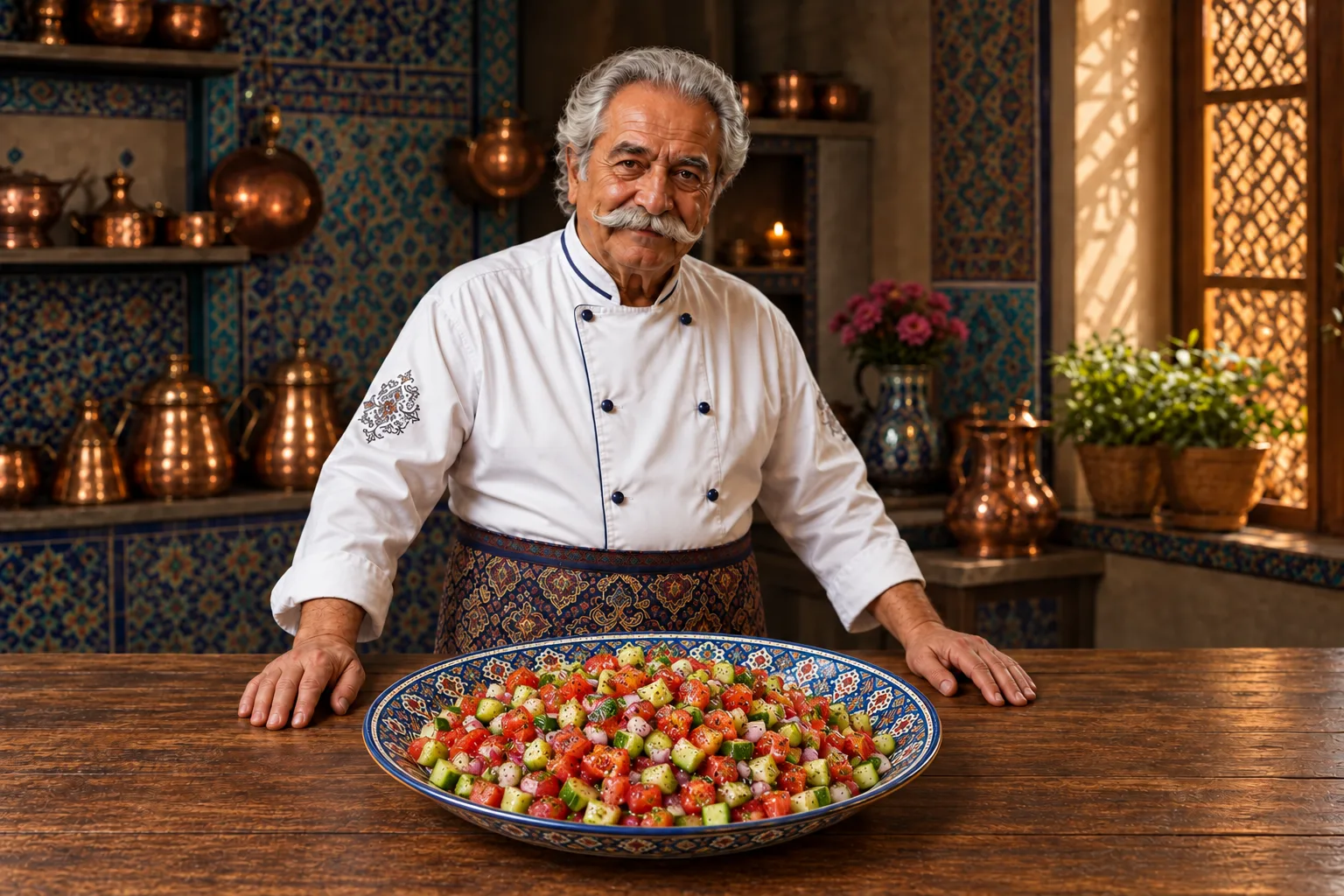 Salad Shirazi — finished dish