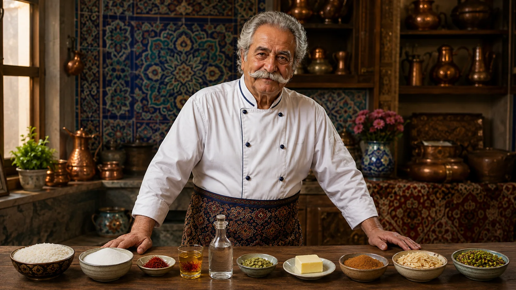 Sholeh Zard — ingredient table