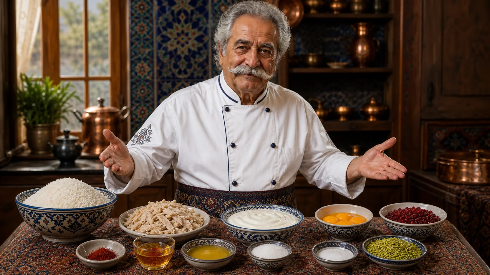Tahchin Morgh — ingredient table